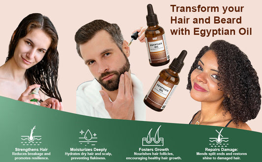 Driip Egyptian Hair & Beard Oil - The Science